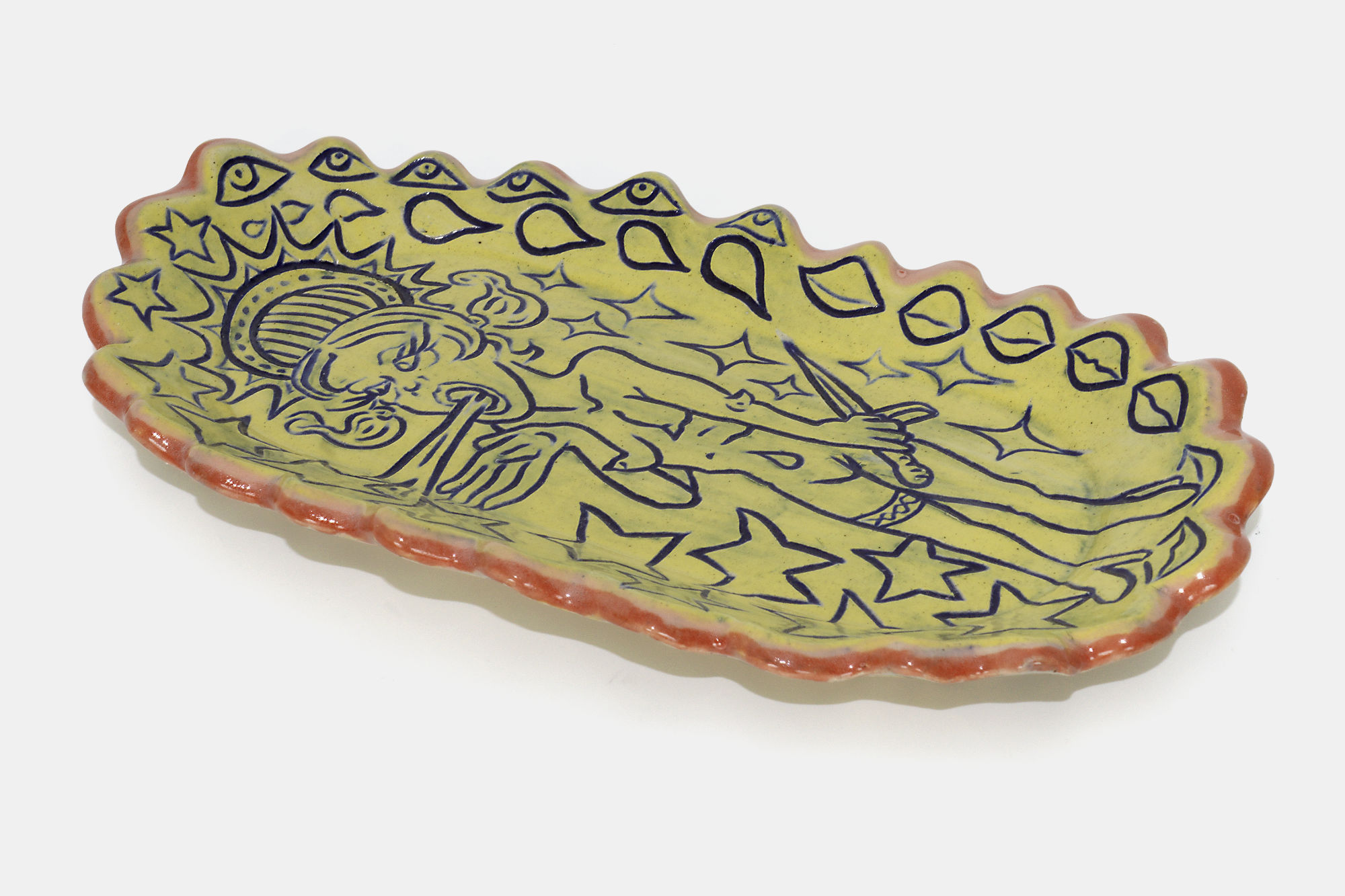 Fine art photographic documention: Shanna Zentner Ceramic Plate documented using Hasselblad medium format camera in Chicago by Tri Ngo