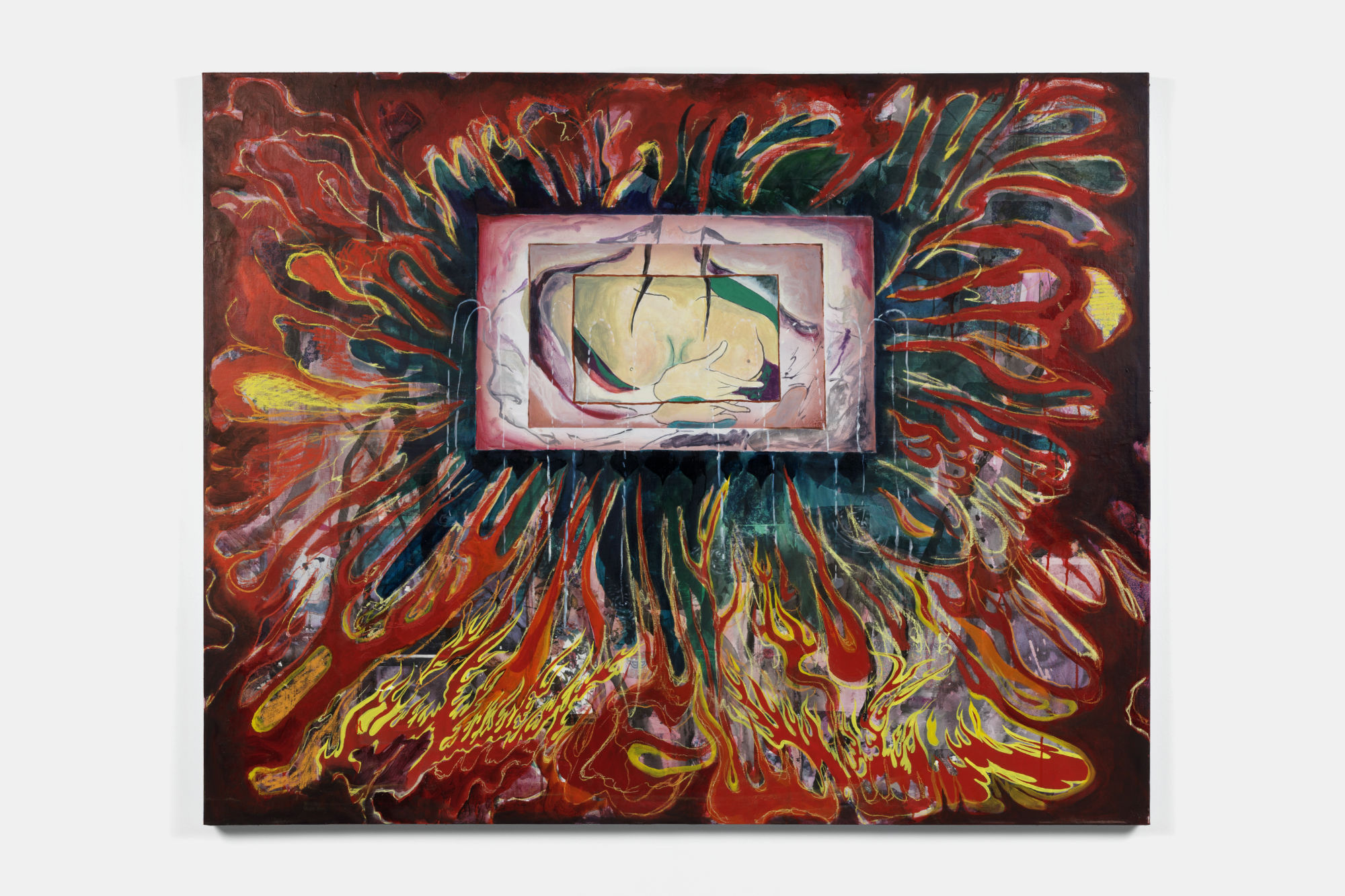 Fine art photographic documention: Xuanlin Ye Painting documented using Hasselblad medium format camera in Chicago by Tri Ngo