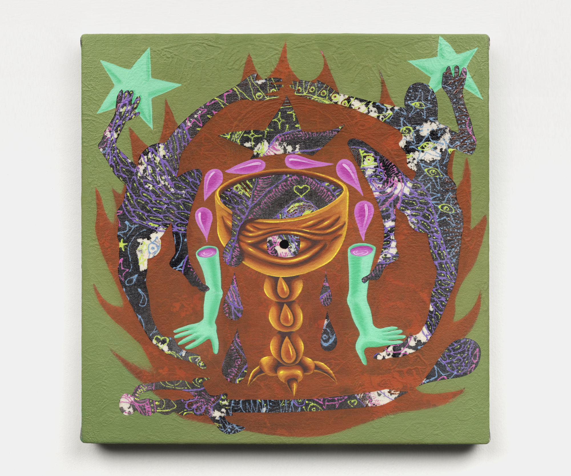 Shanna Zentner Painting 2 documented using Hasselblad medium format camera in Chicago by Tri Ngo